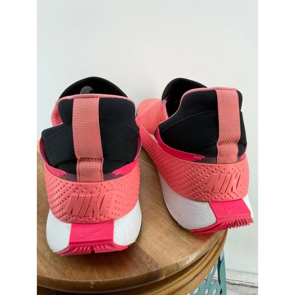 Nike Go FlyEase Sunrise Pink Black Mens Hands Free Sneakers DZ4860-600 Size 11